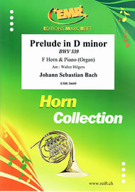 Prelude in D minor, BWV 539 Horn and Organ cover Thumbnail